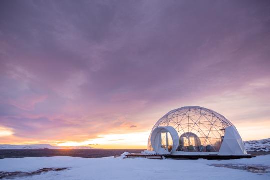 Фото 1 Шатер-купол диаметром 10 м, г.Ярославль 2020